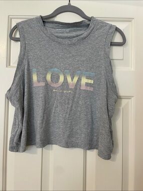 Spiritual Gangster LOVE Graphic Tank - Gray
